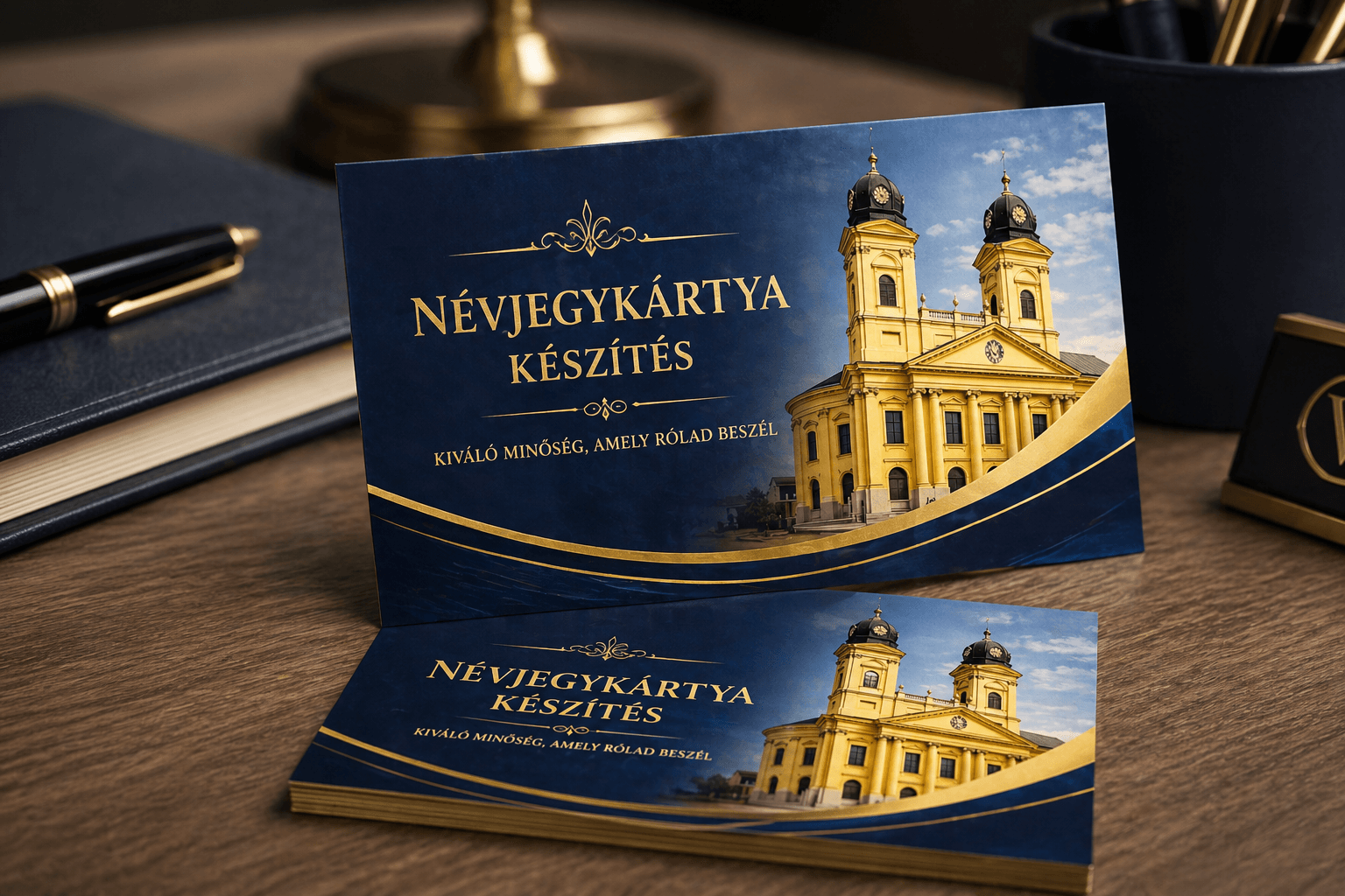 Professzionális névjegykártya készítés és nyomtatás Debrecenben.